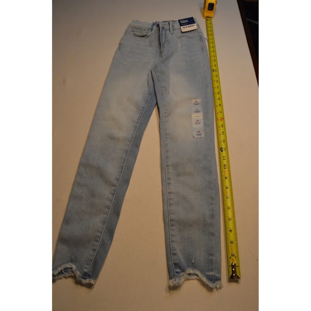 Old Navy Girl Rockstar Jeggings High Rise 360 Stretch Built-In Tough - Size 12